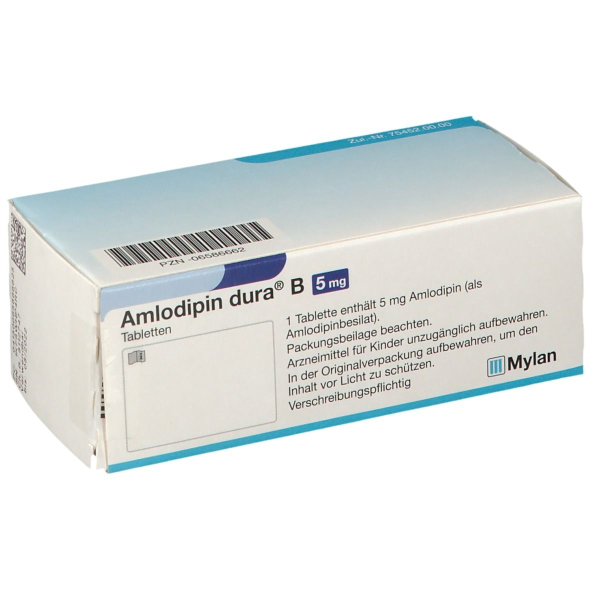 Amlodipin dura® B 5 mg