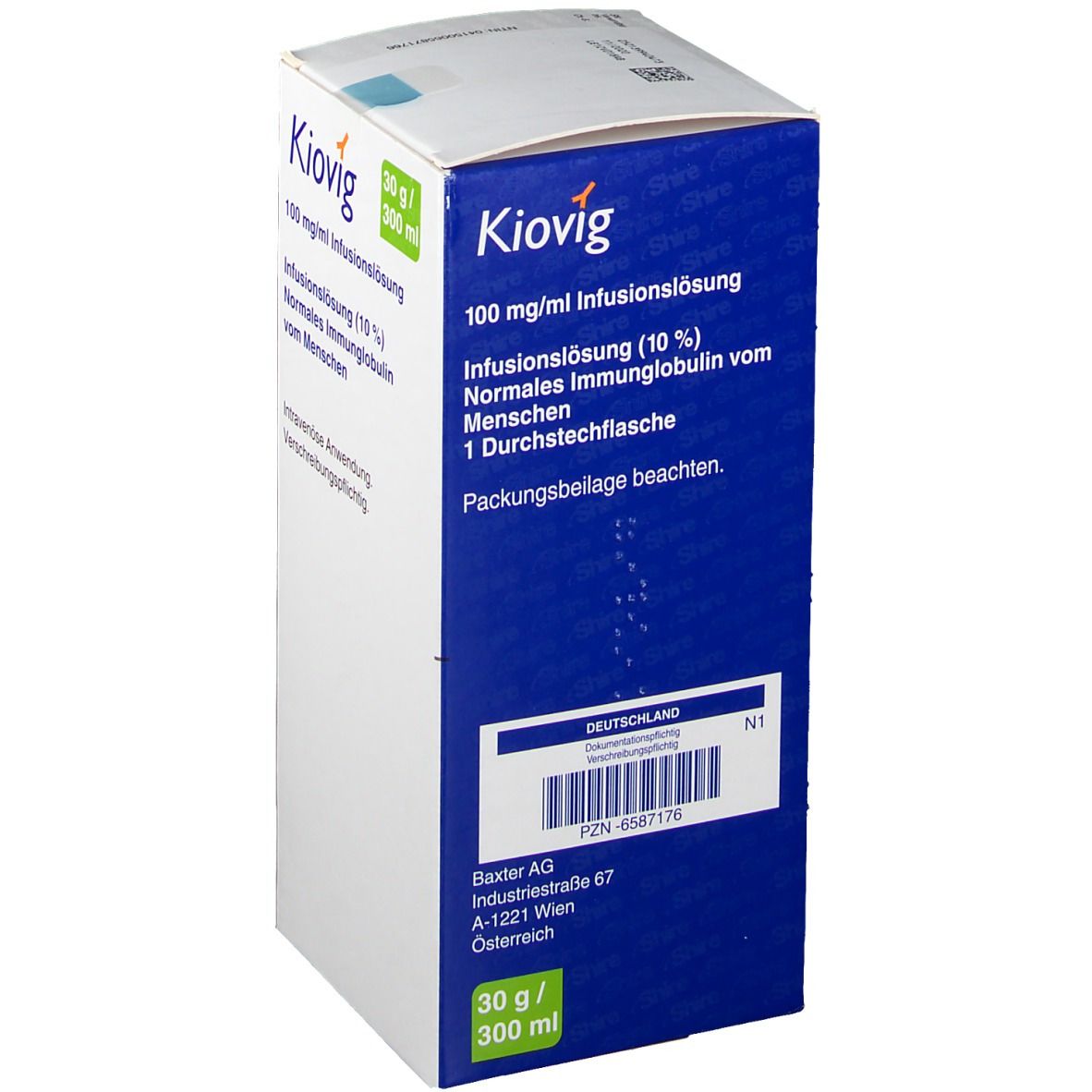 Kiovig 100 mg/ml Infusionslösung 30 g 300 ml