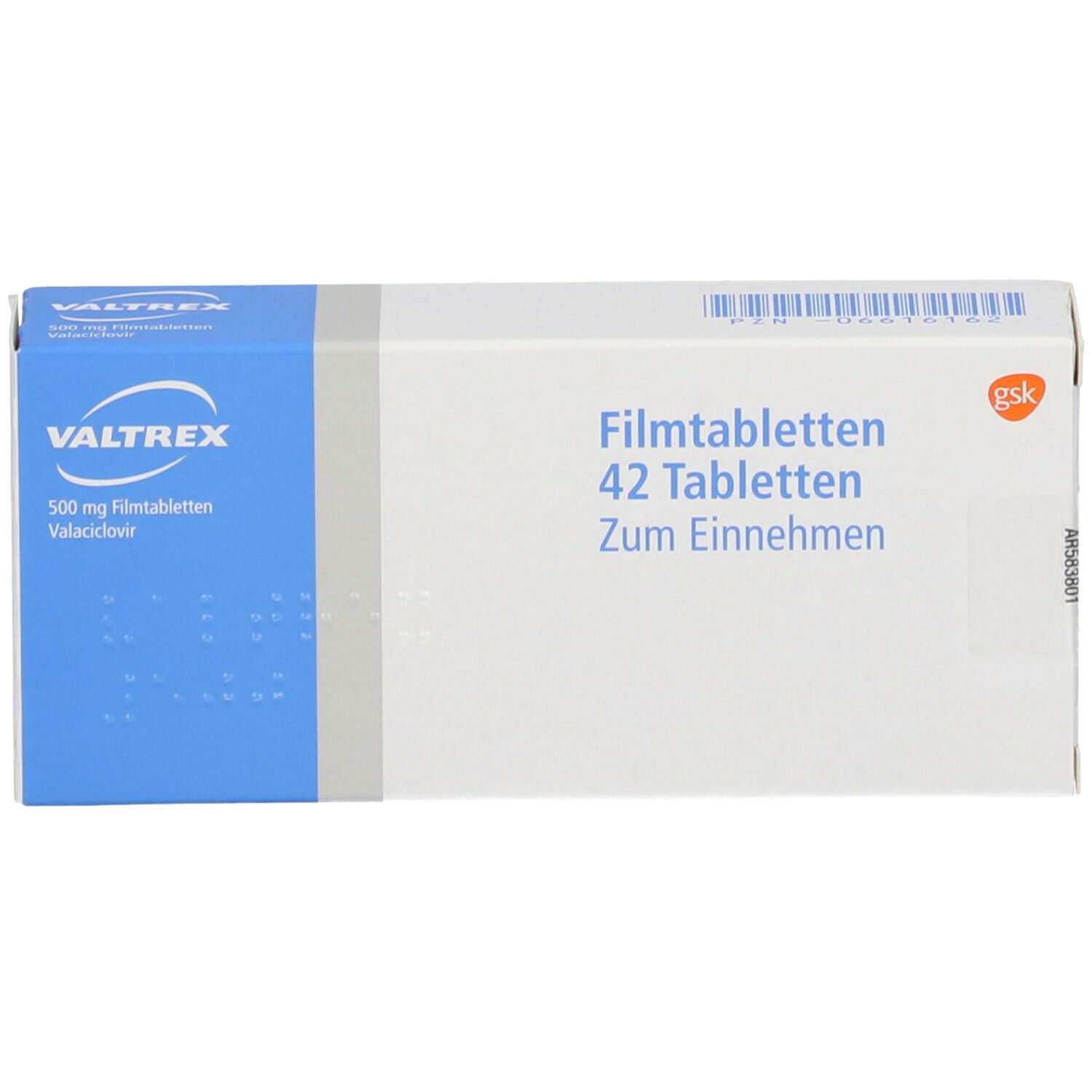 VALTREX 500 mg