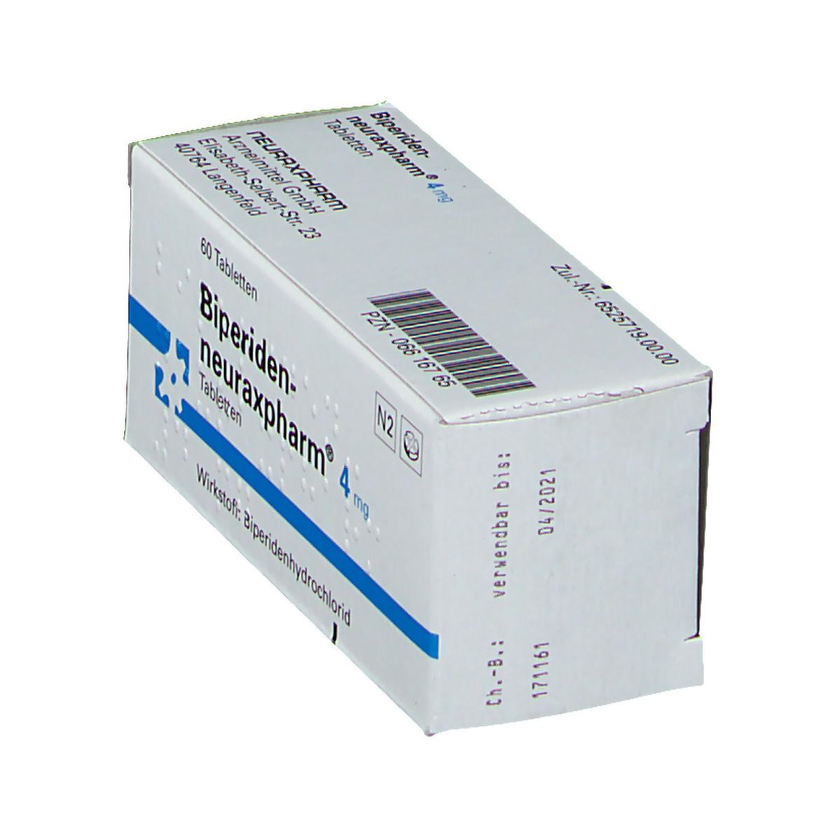 BIPERIDEN-neuraxpharm 4 mg Tabletten 60 St