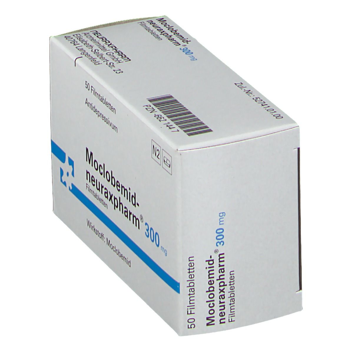 MOCLOBEMID-neuraxpharm 300 mg Filmtabletten 50 St