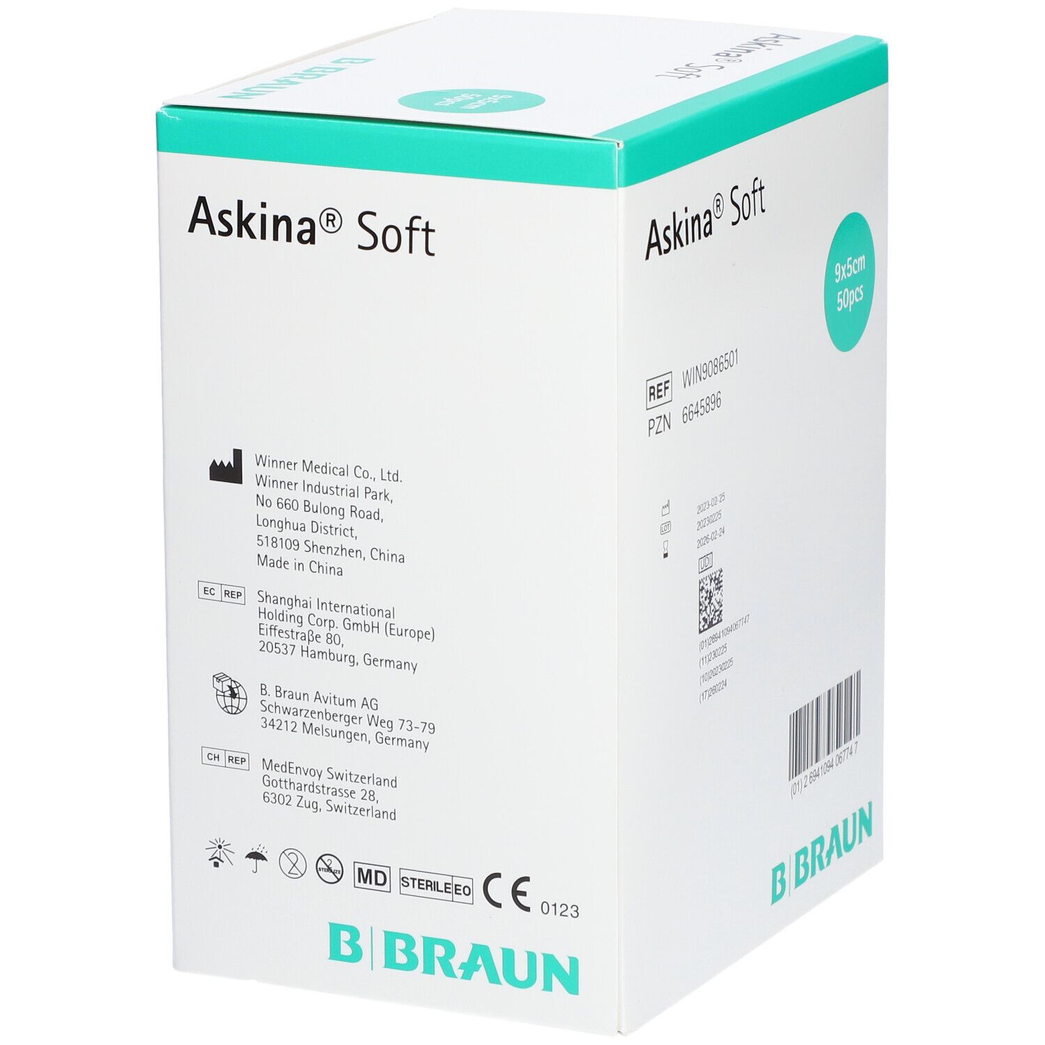 Askina® Soft Wundverband 9 x 5 cm steril