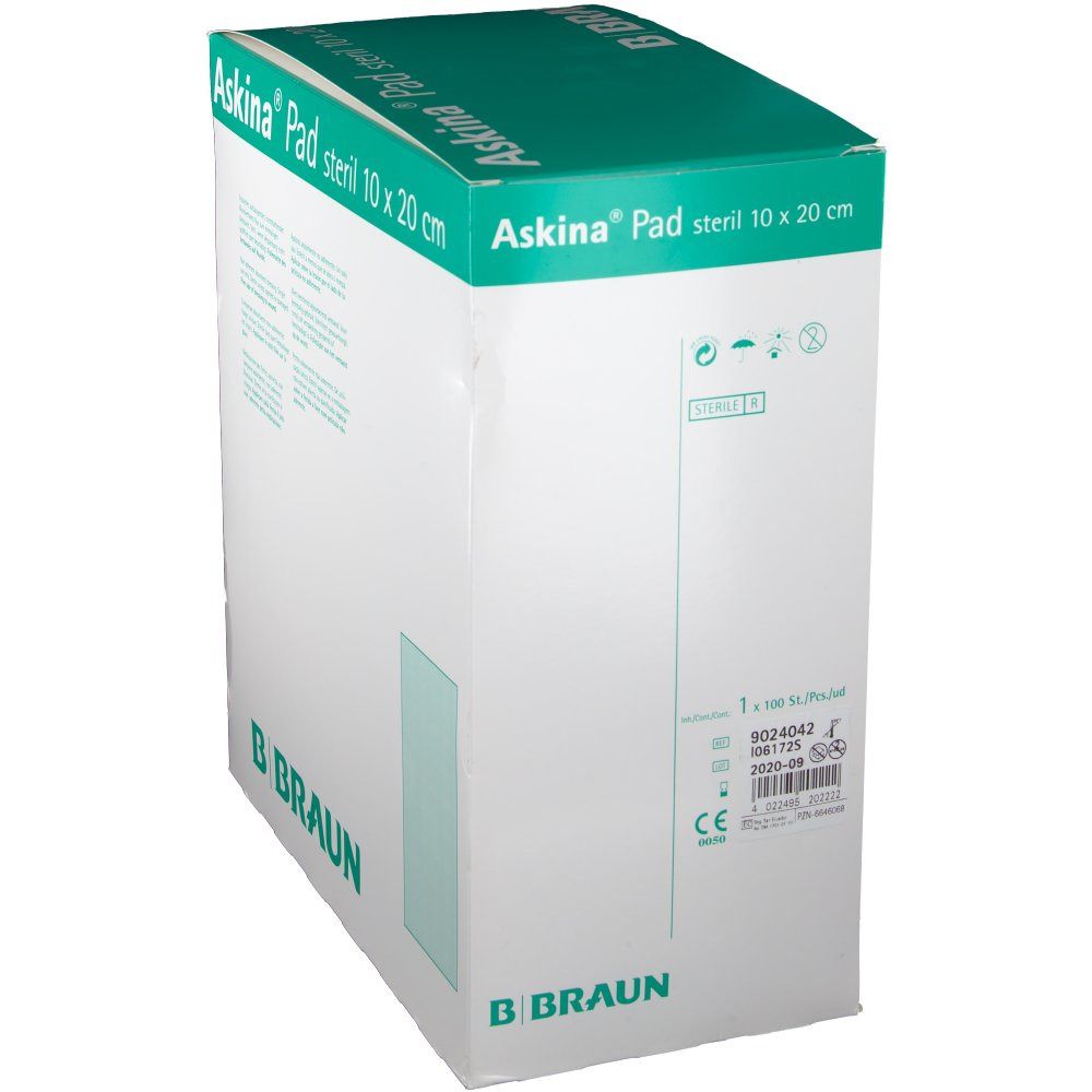 Askina® Pad Wundauflage 10 x 20 cm nichthaftend