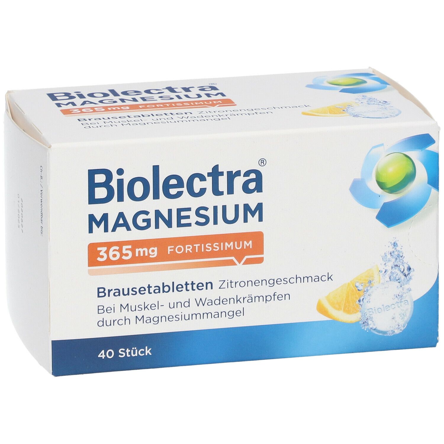 Biolectra® Magnesium 365 mg fortissimum Brausetabletten Zitrone