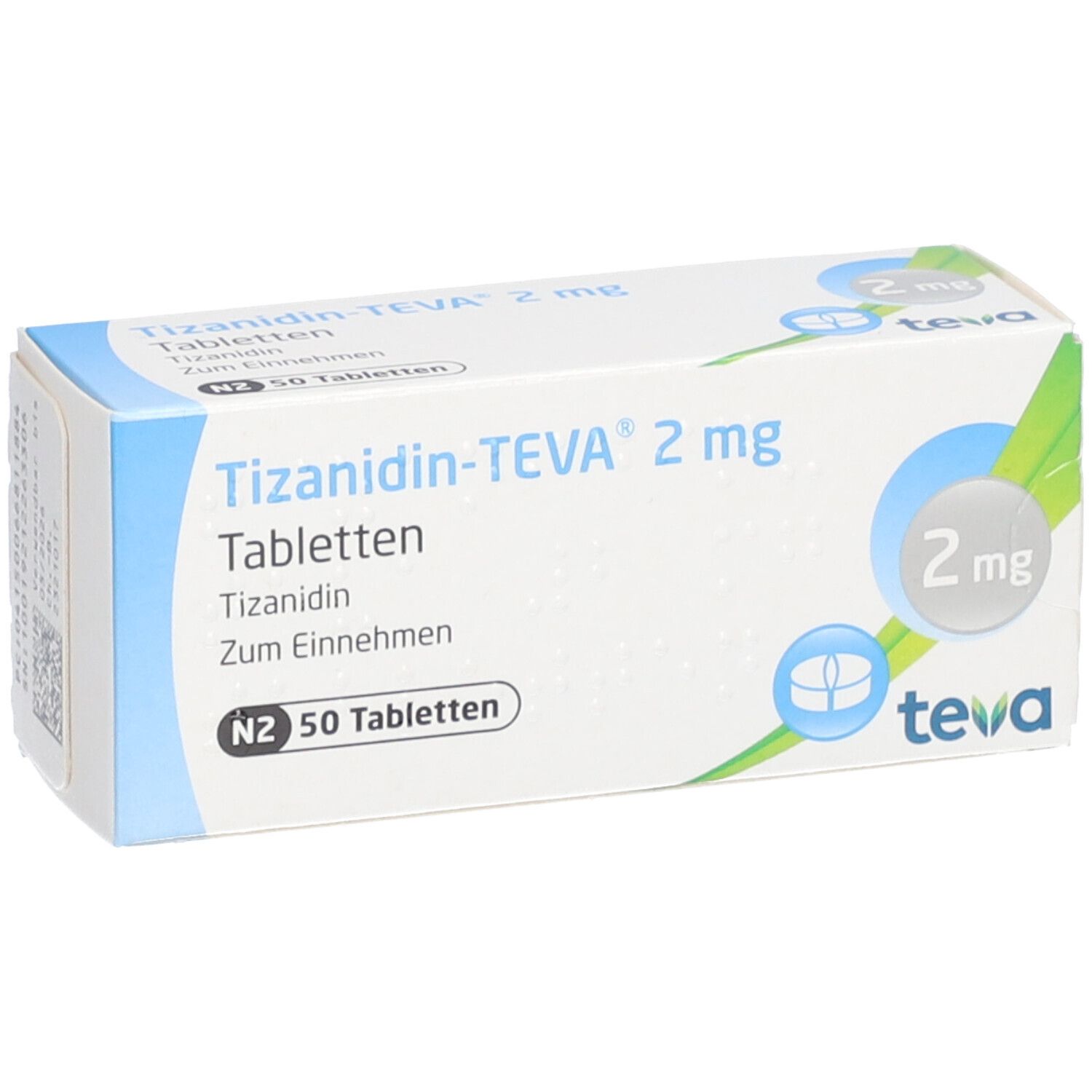 Tizanidin-TEVA® 2 mg 100 - shop-apotheke.com