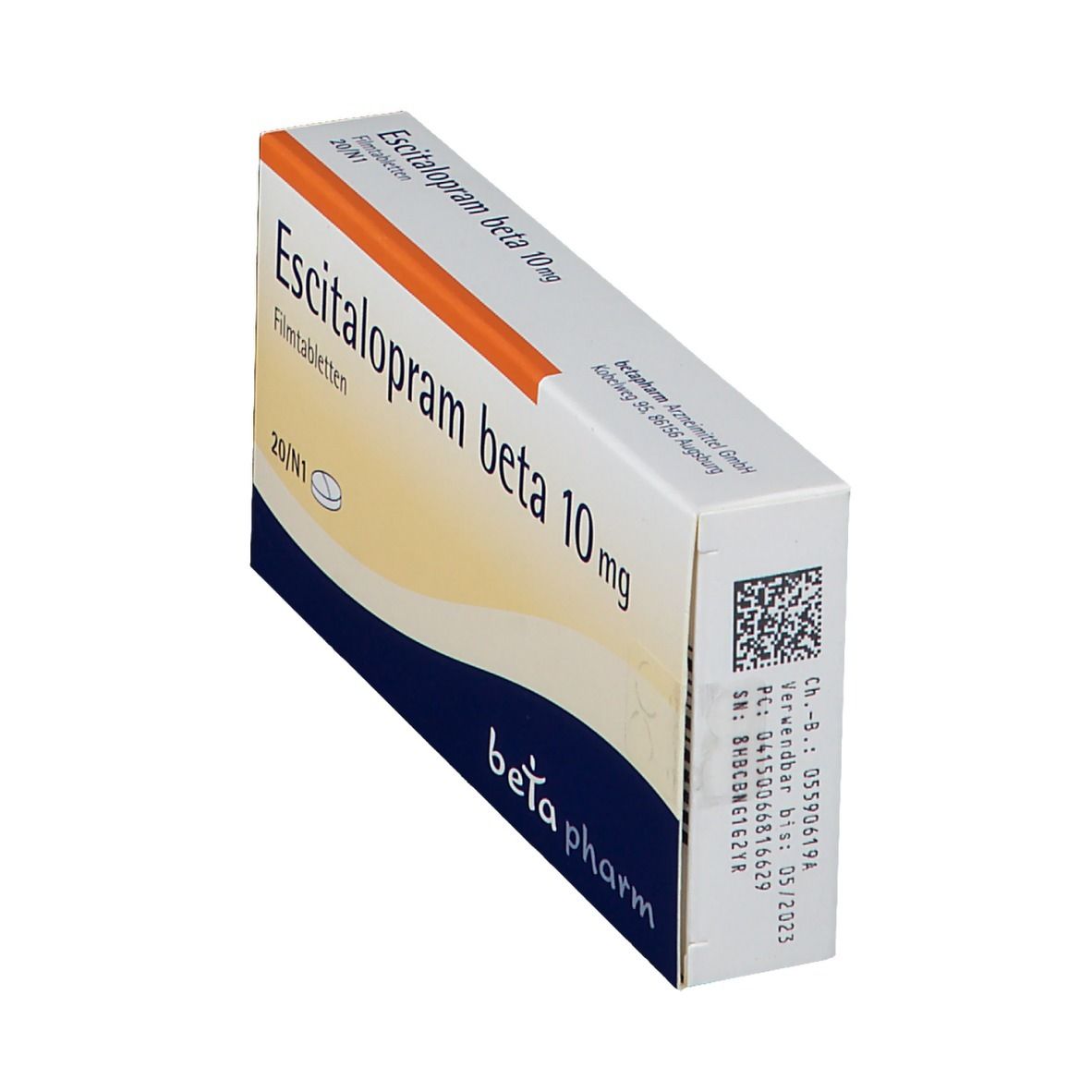 Escitalopram beta 10 mg Filmtabletten 20 St