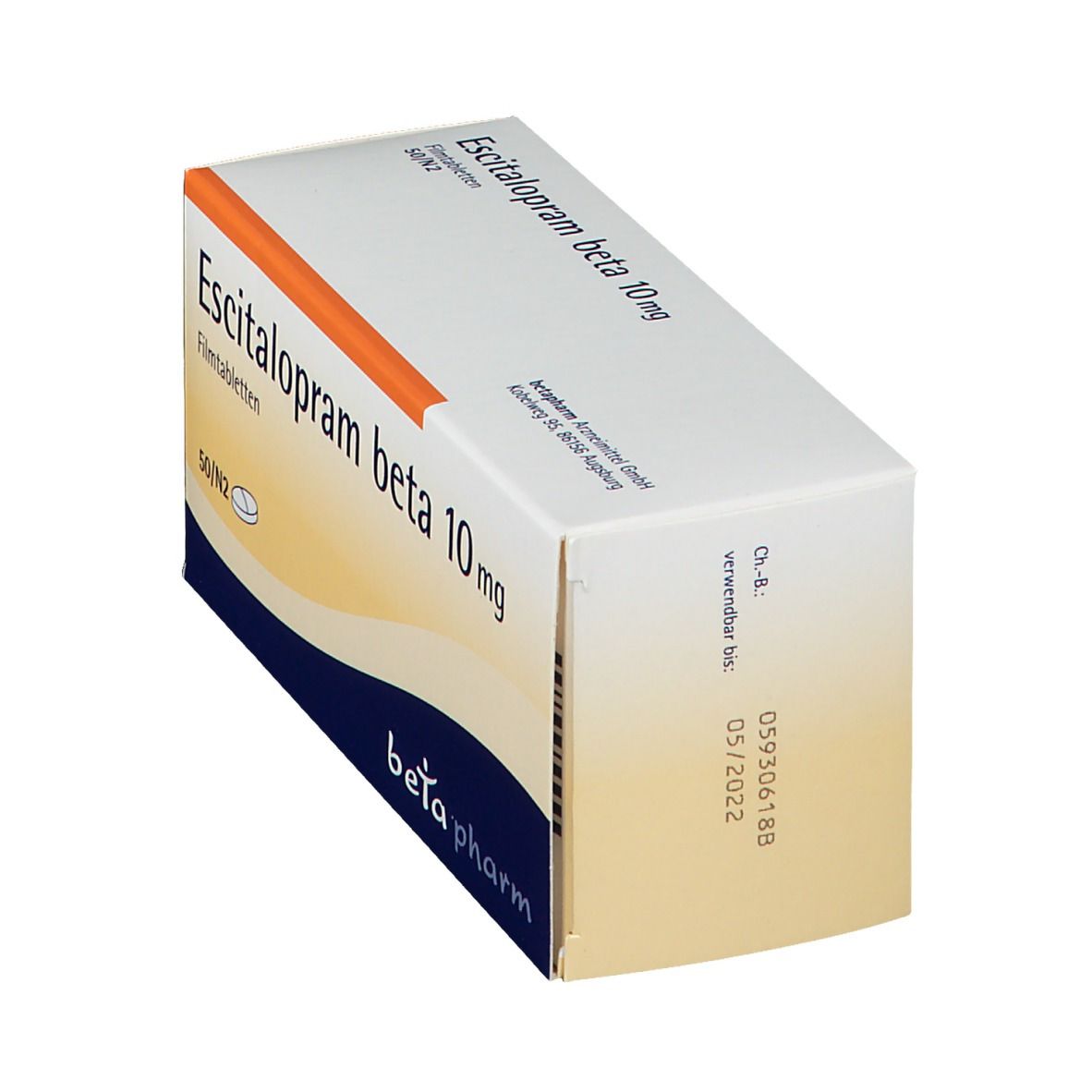 Escitalopram beta 10 mg Filmtabletten 50 St