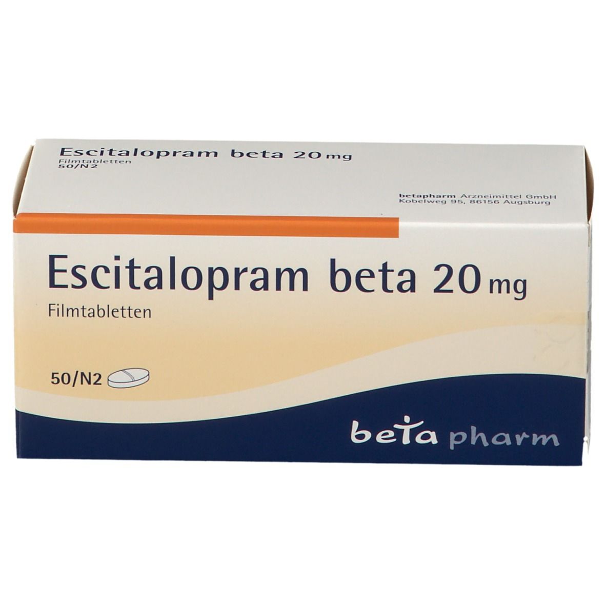 Escitalopram beta 20 mg