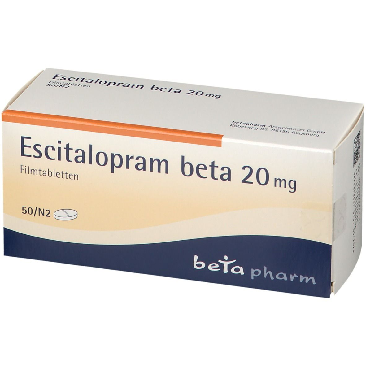 Escitalopram beta 20 mg