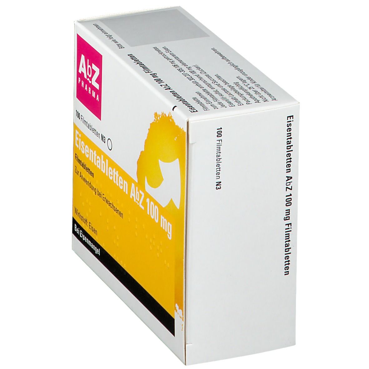 Eisentabletten AbZ 100 mg 100 St