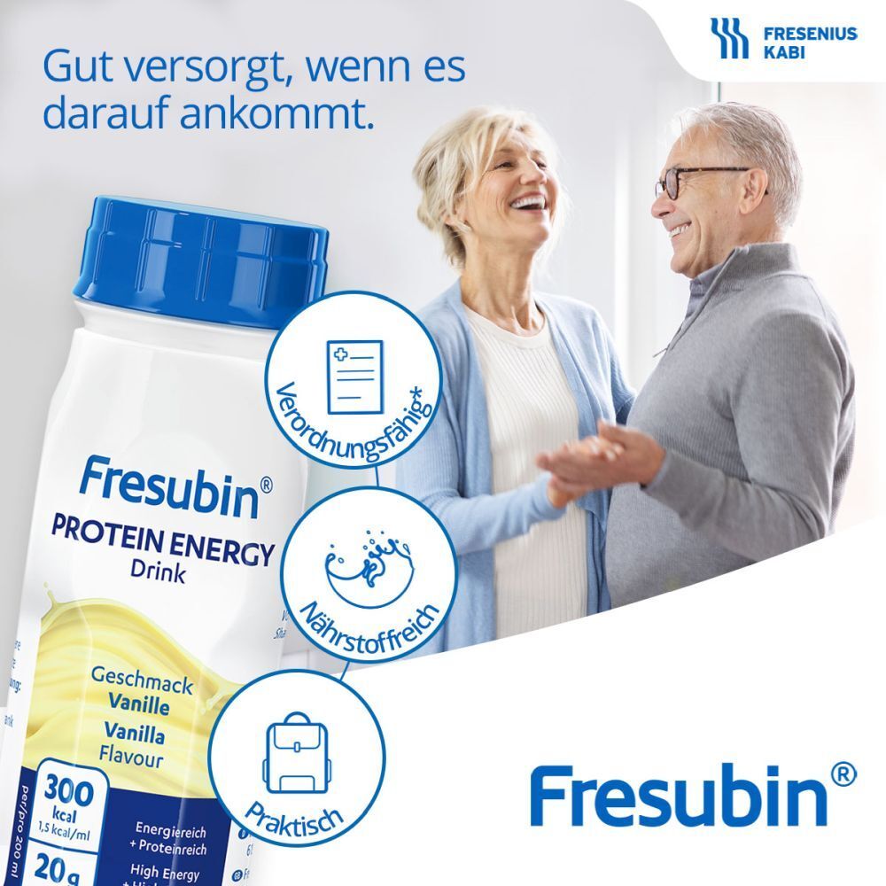 Fresubin Protein Energy Trinknahrung Vanille | Aufbaunahrung mit Eiweiß