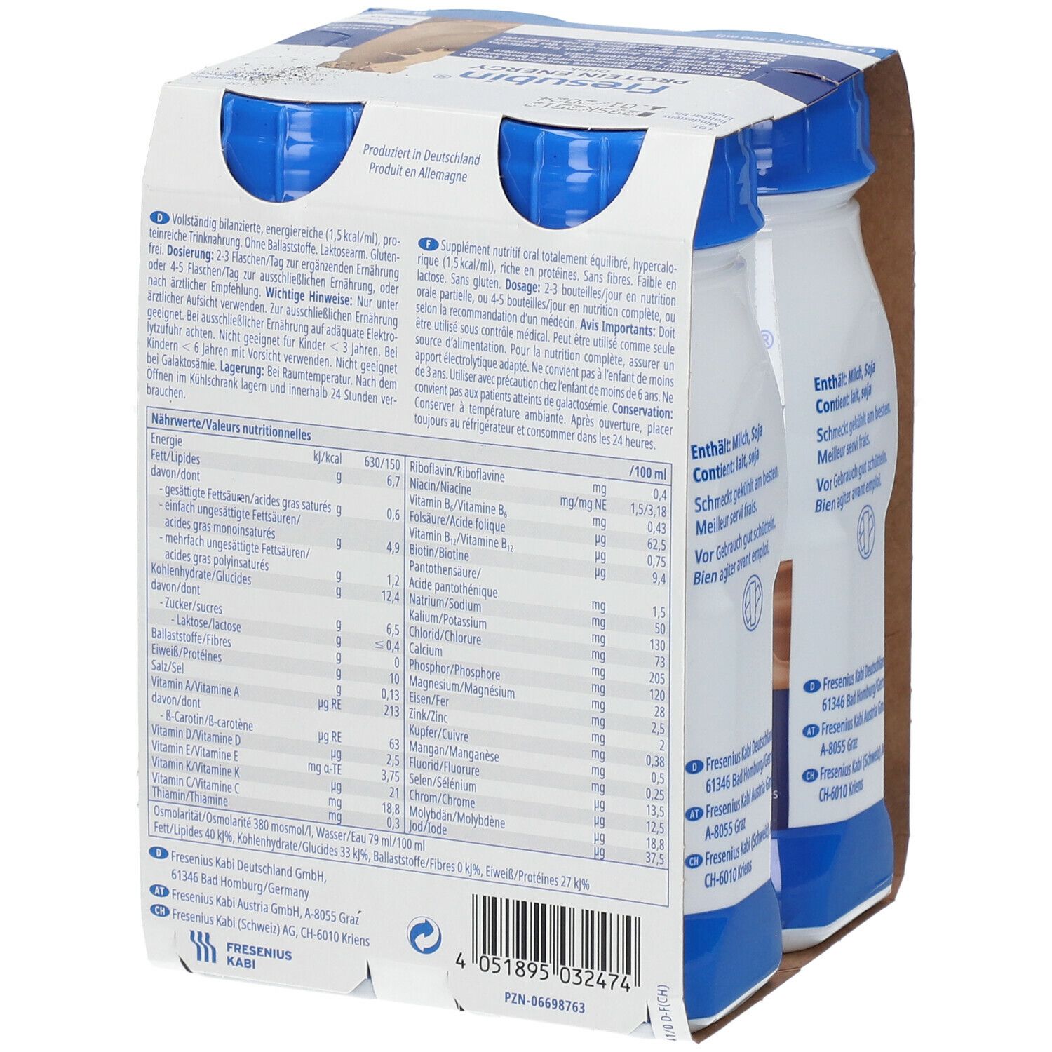 Fresubin Protein Energy DRINK TrinknahrungCappuccino 4x200 ml shop