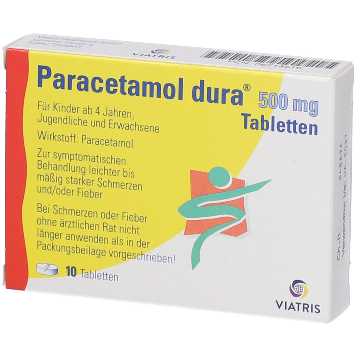 Paracetamol dura® 500 mg