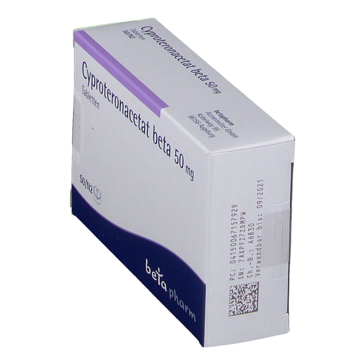 Cyproteronacetat beta 50 mg