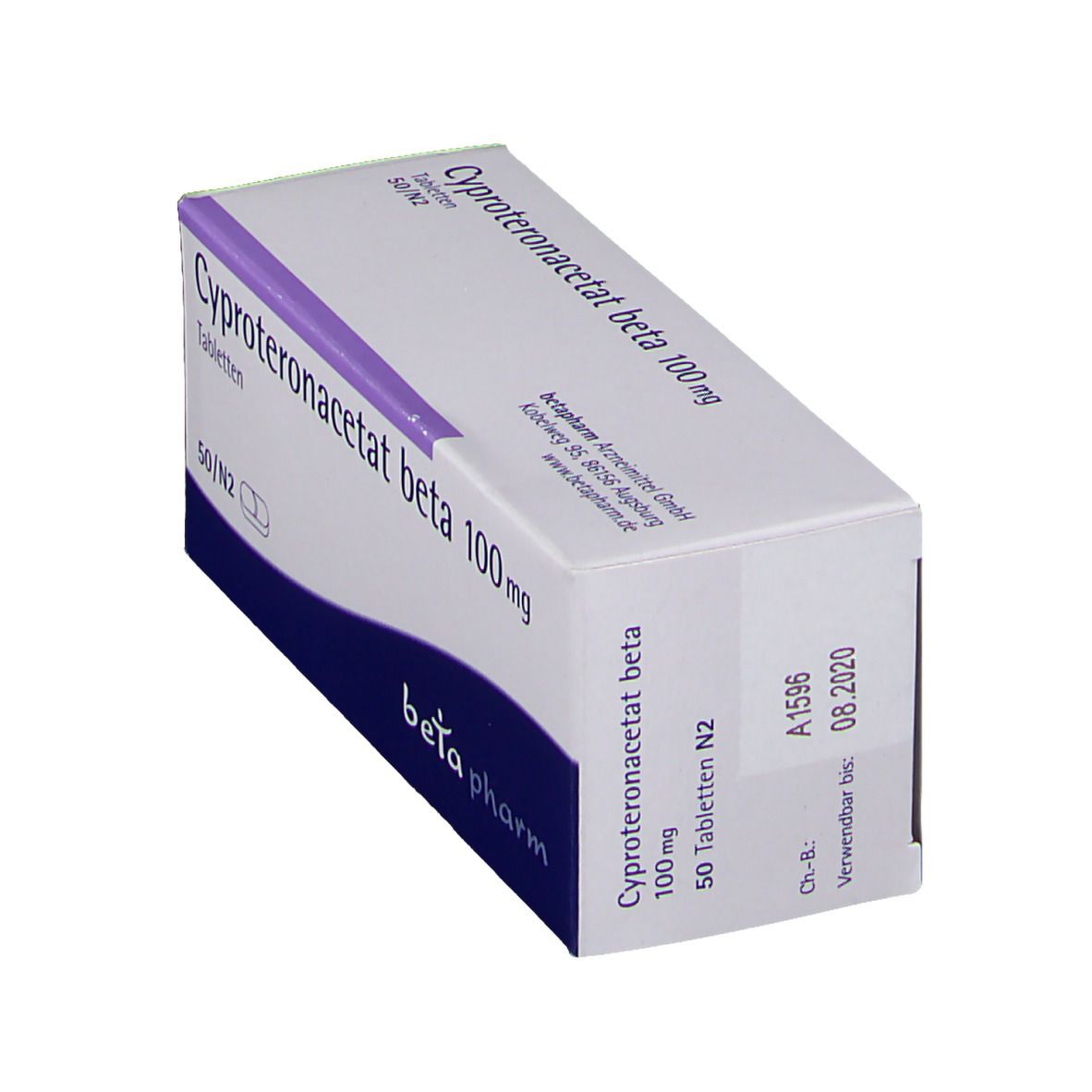 Cyproteronacetat beta 100 mg Tabletten 50 St