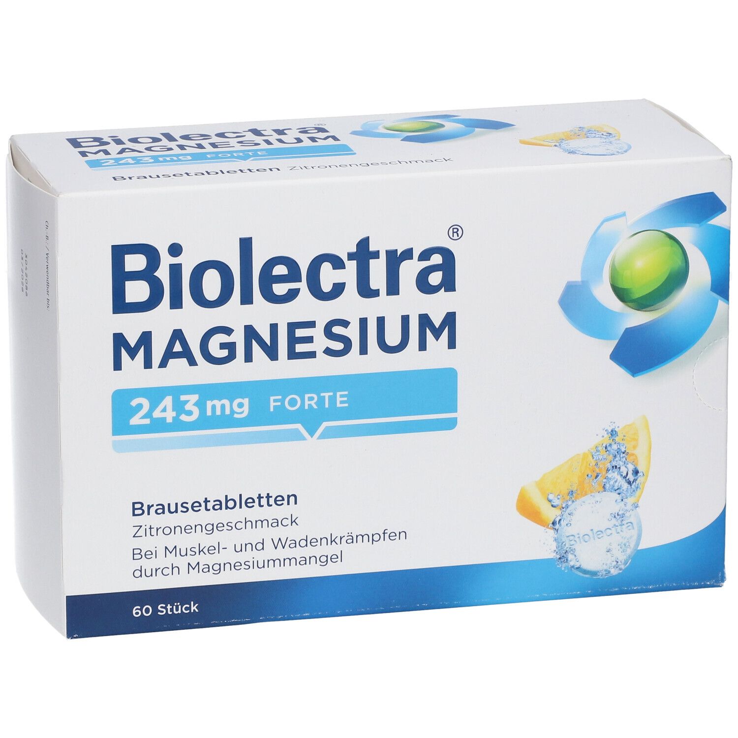 Biolectra® Magnesium 243 mg forte Brausetabletten Zitrone