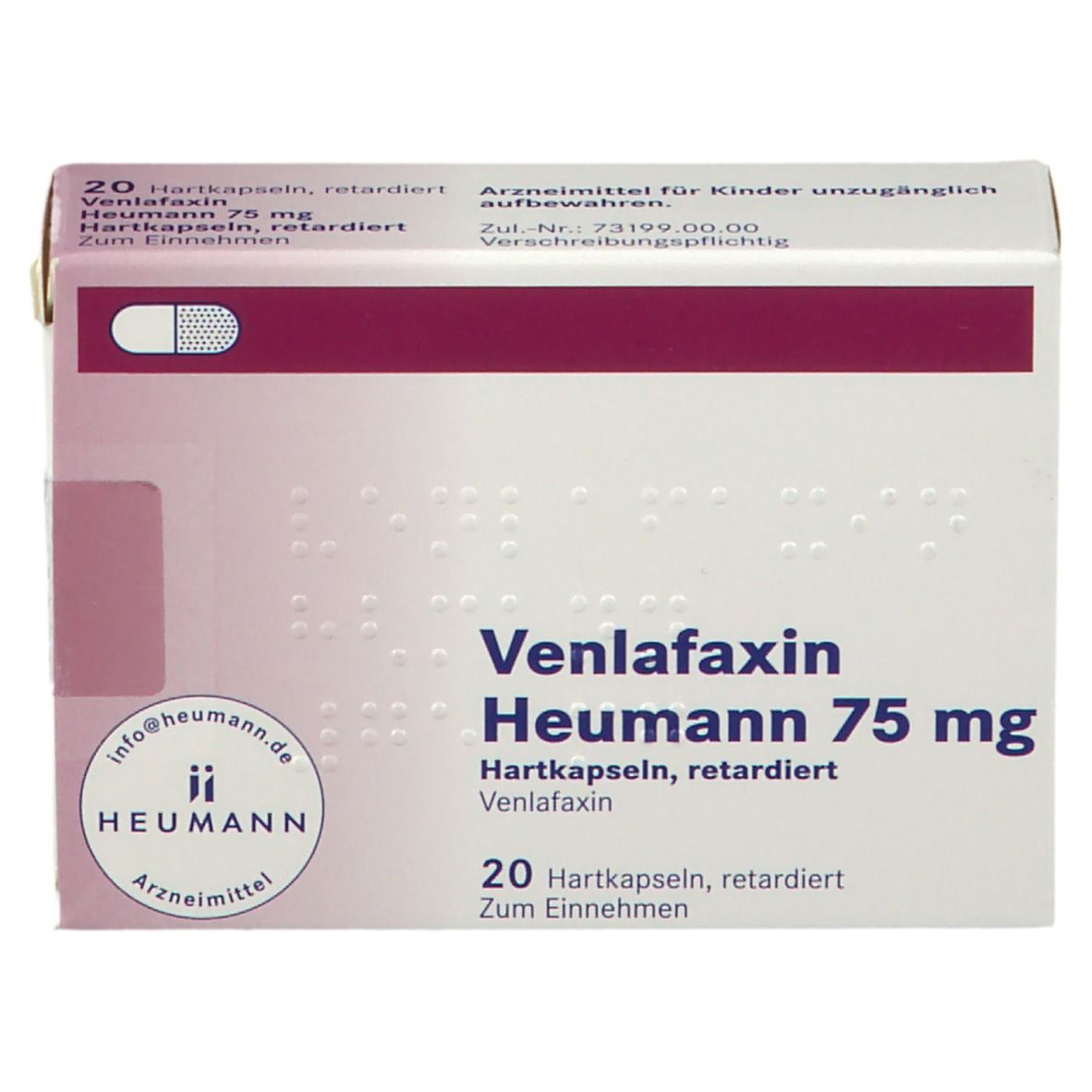 Venlafaxin Heumann 75 mg Hartkapseln, retardiert