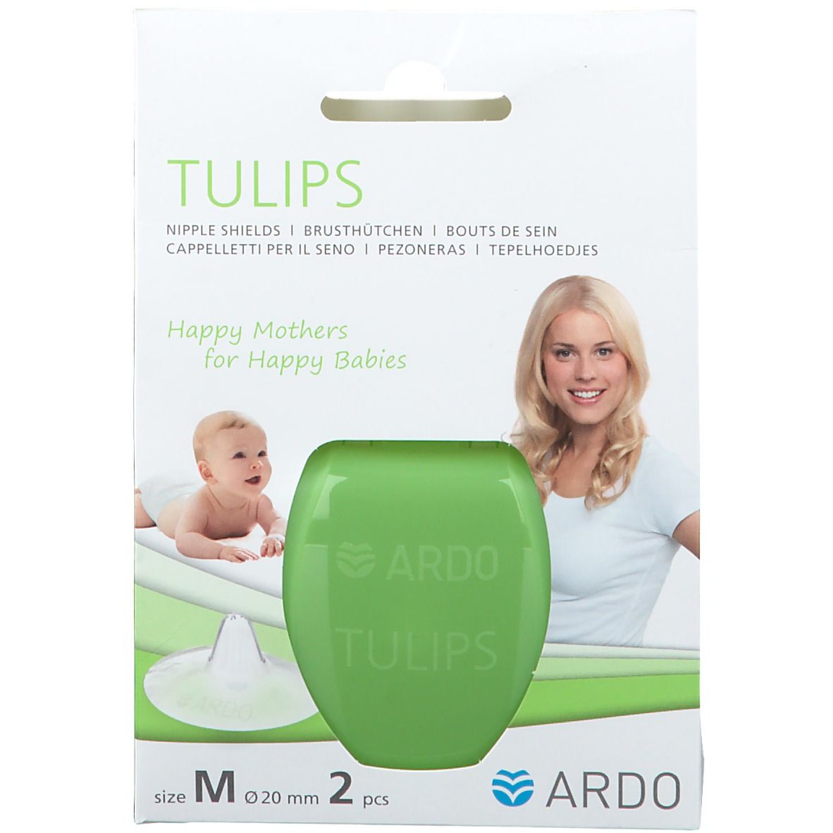 Ardo Tulips Brusthütchen Größe M