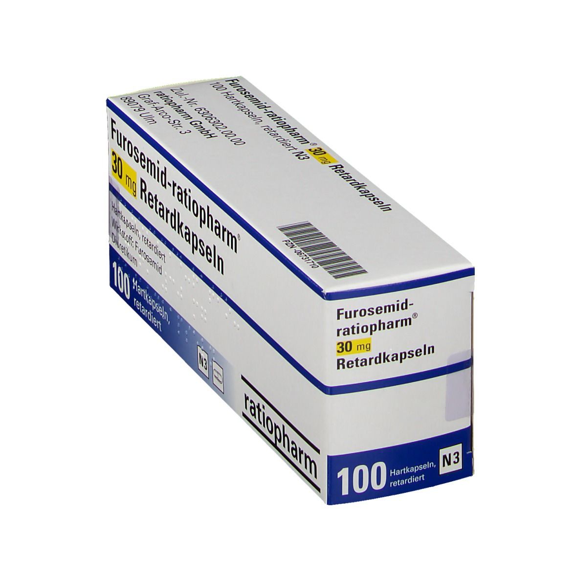 Furosemid-ratiopharm® 30 mg Retardkapseln