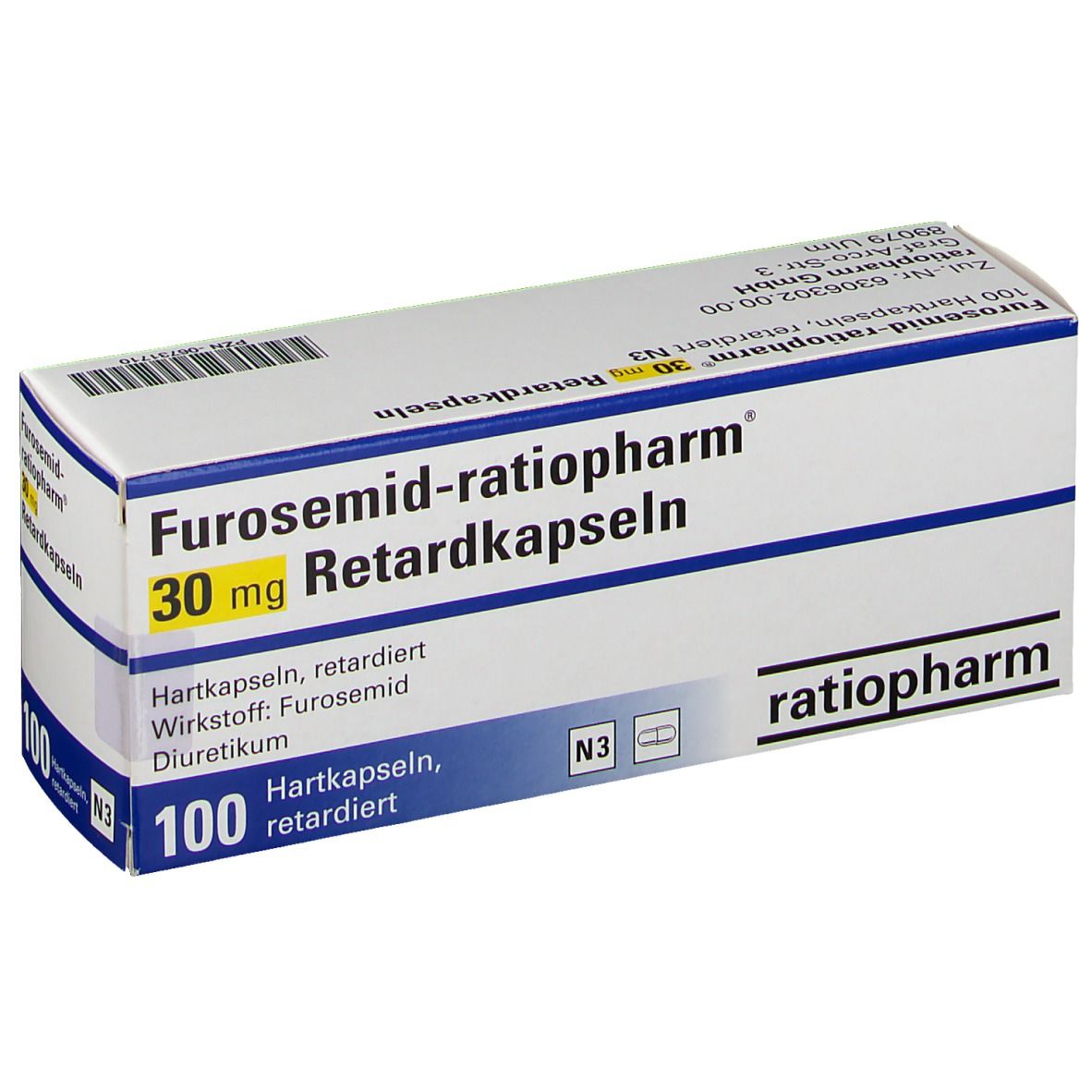 Furosemid-ratiopharm® 30 mg Retardkapseln