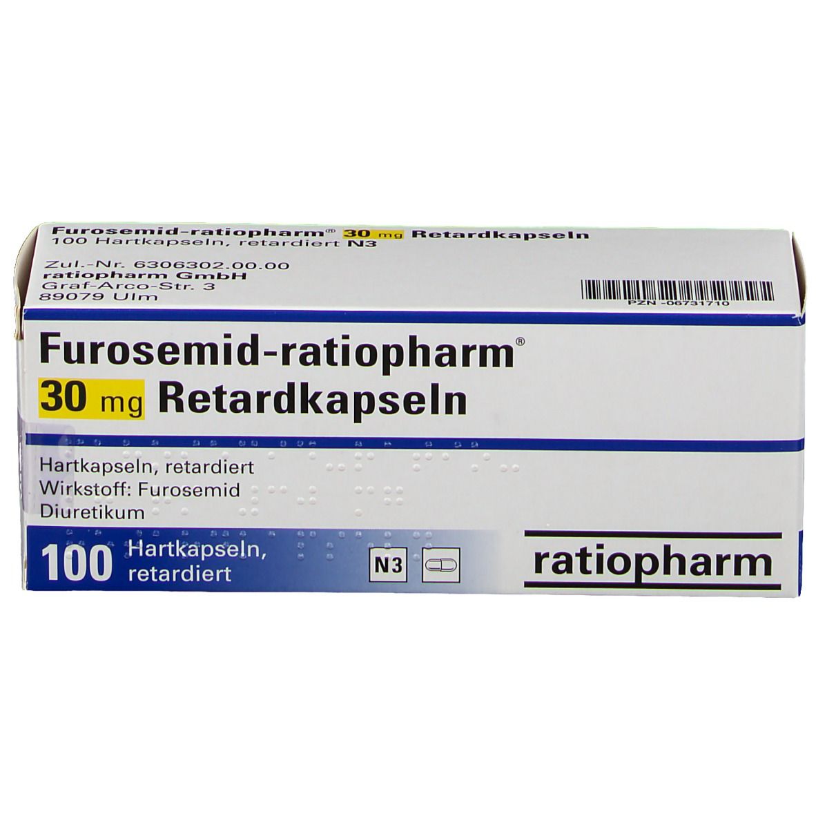 Furosemid-ratiopharm® 30 mg Retardkapseln