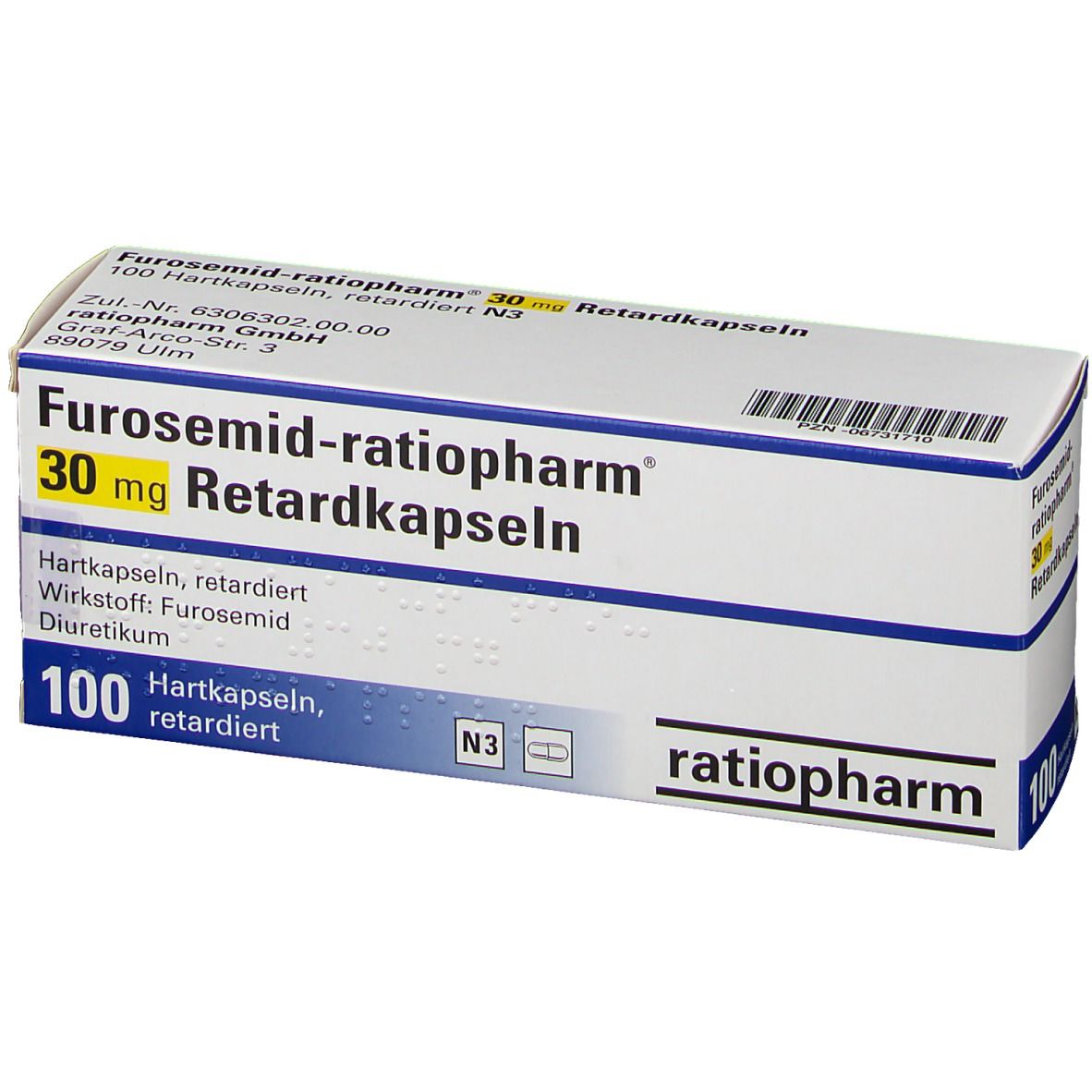 Furosemid-ratiopharm® 30 mg Retardkapseln