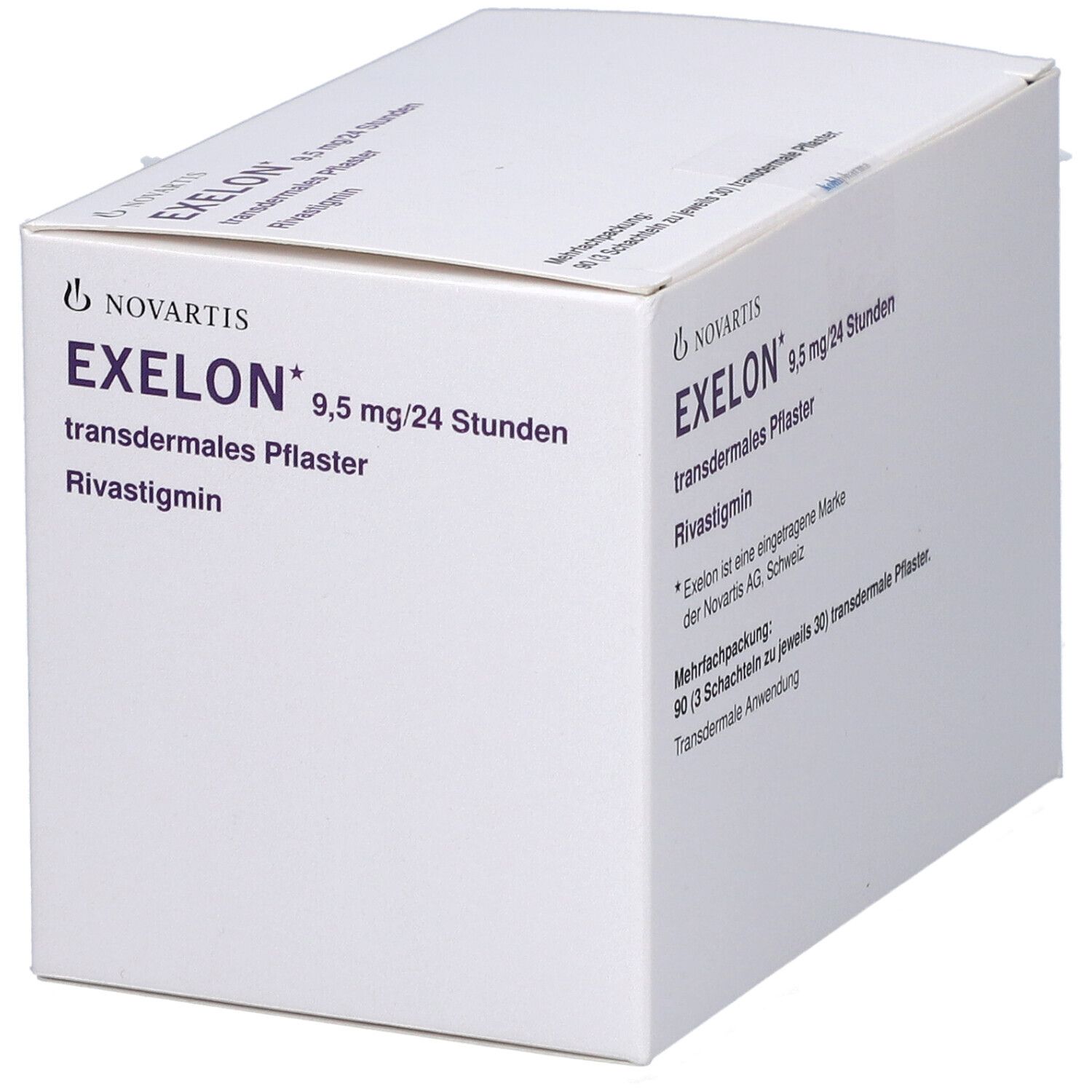 Exelon 9,5 mg/24 Stunden transdermale Pflaster 90 St transdermal