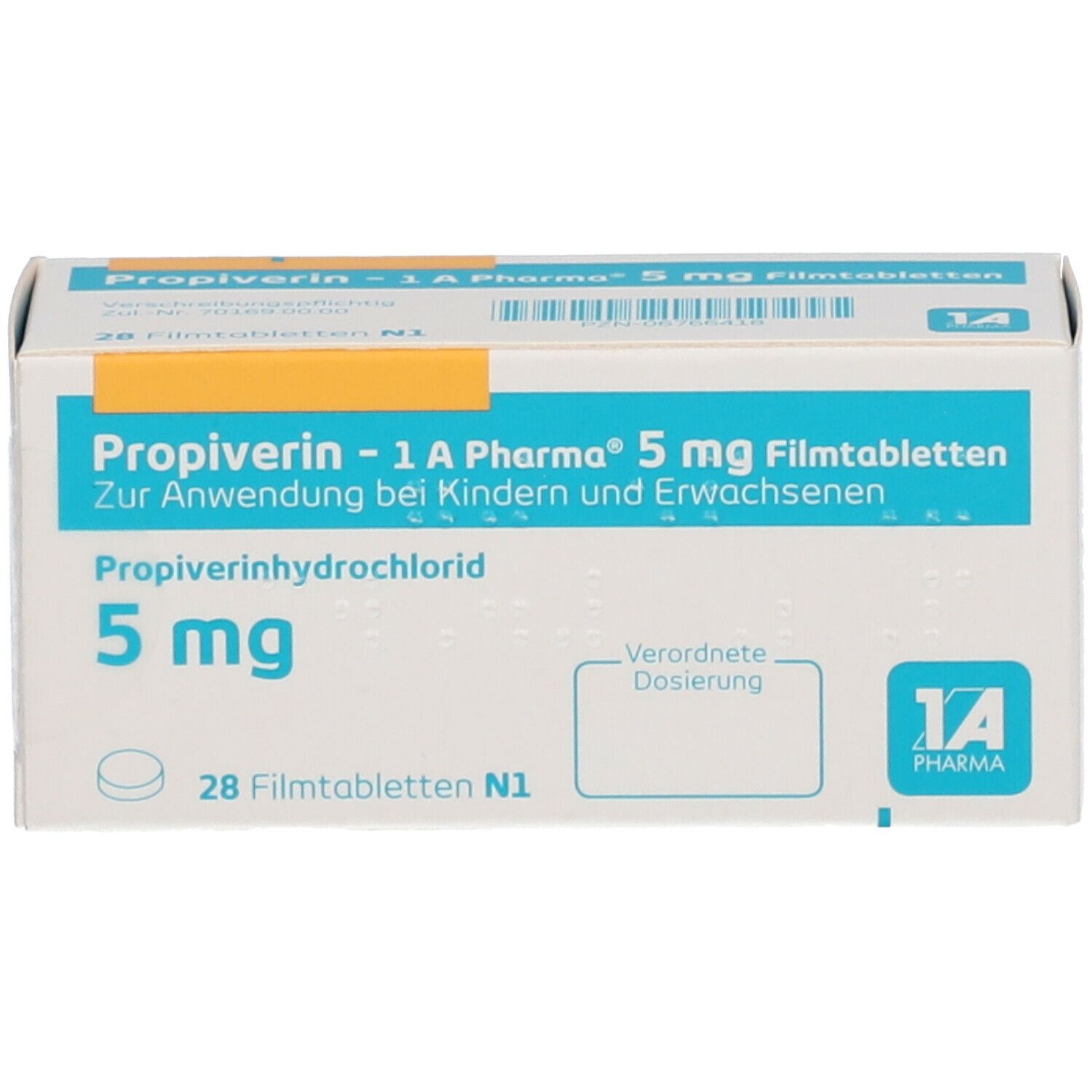 Propiverin - 1 A Pharma® 5 mg