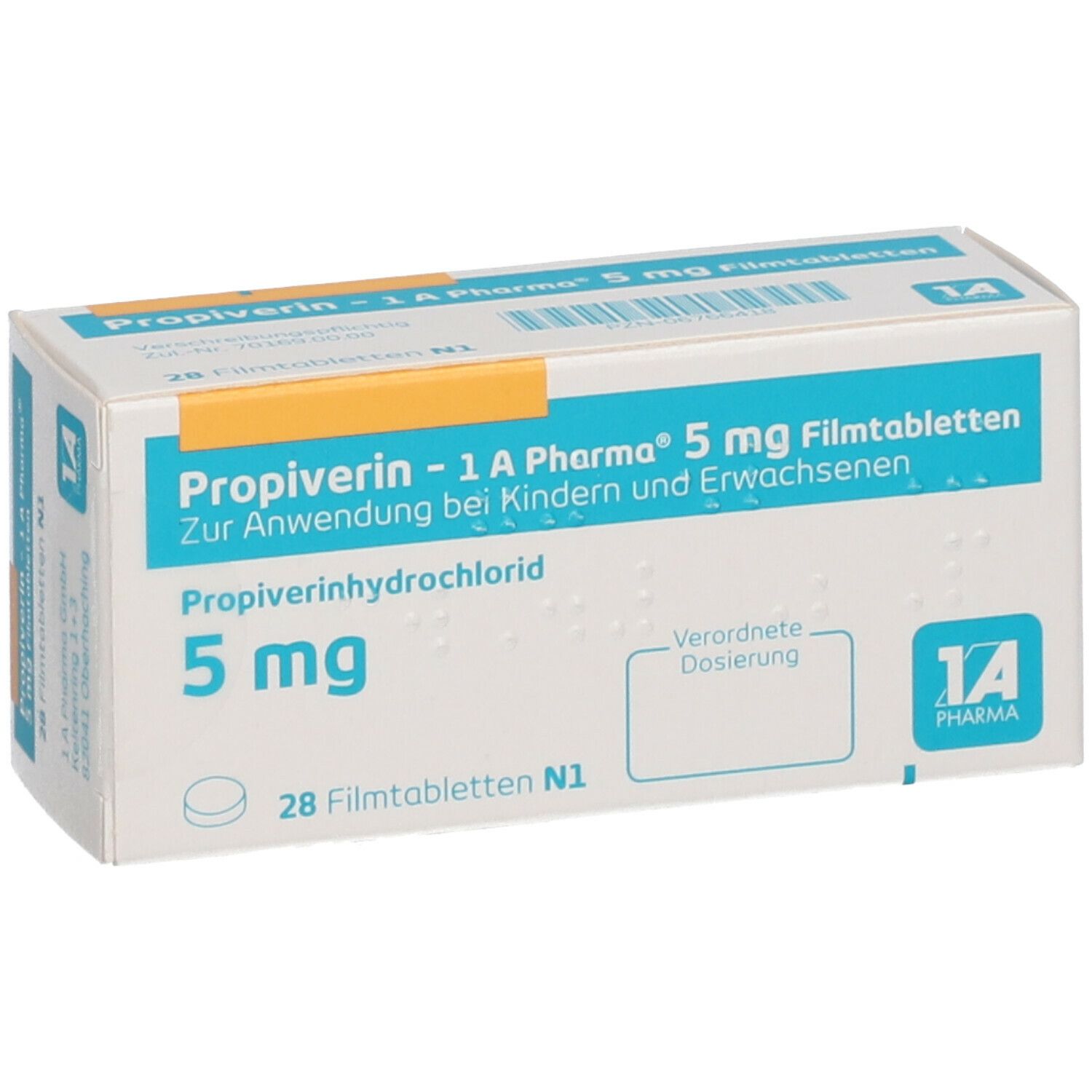 Propiverin - 1 A Pharma® 5 mg