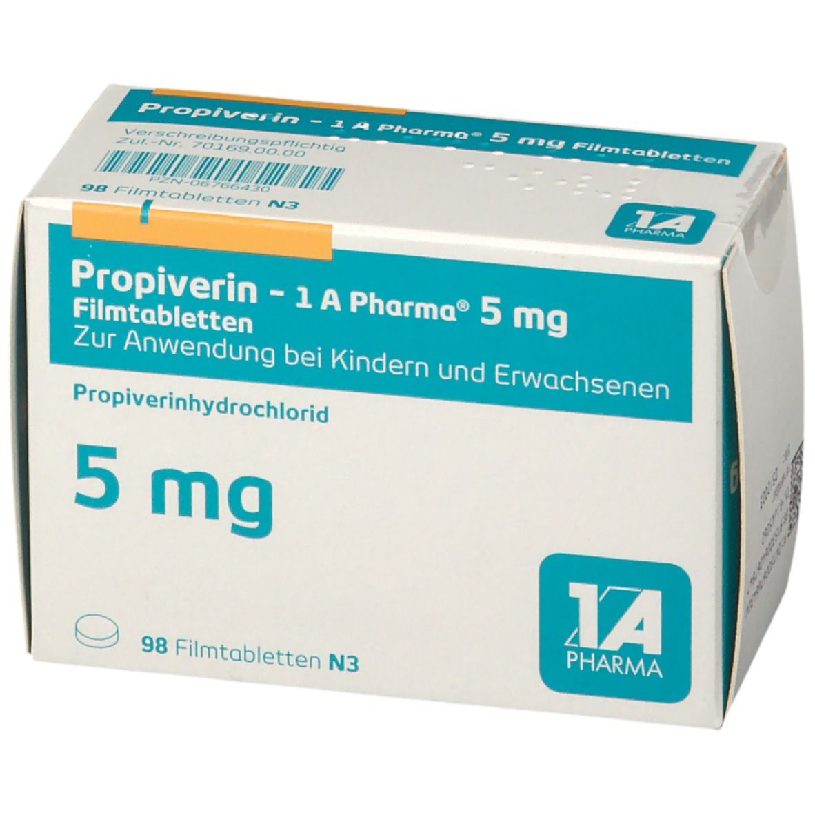 Propiverin - 1 A Pharma® 5 mg