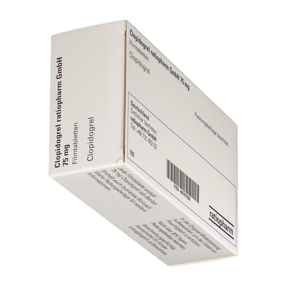 Clopidogrel ratiopharm® GmbH 75 mg