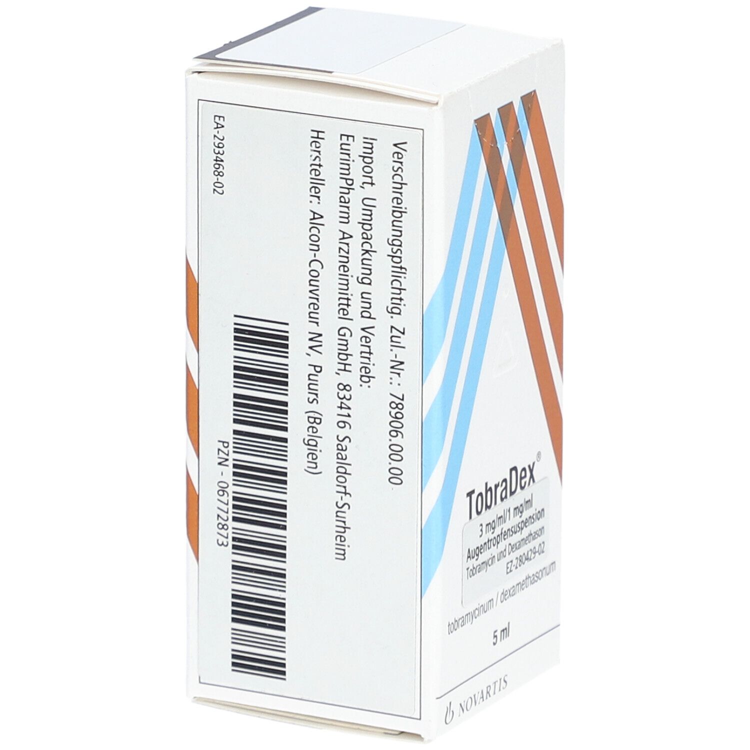 Tobradex 3mg/ml / 1mg/ml Augentropfensuspension 5 ml Augentropfen