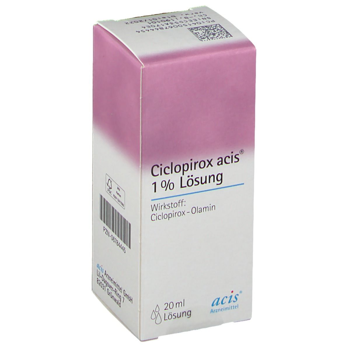 Ciclopirox acis® 1%