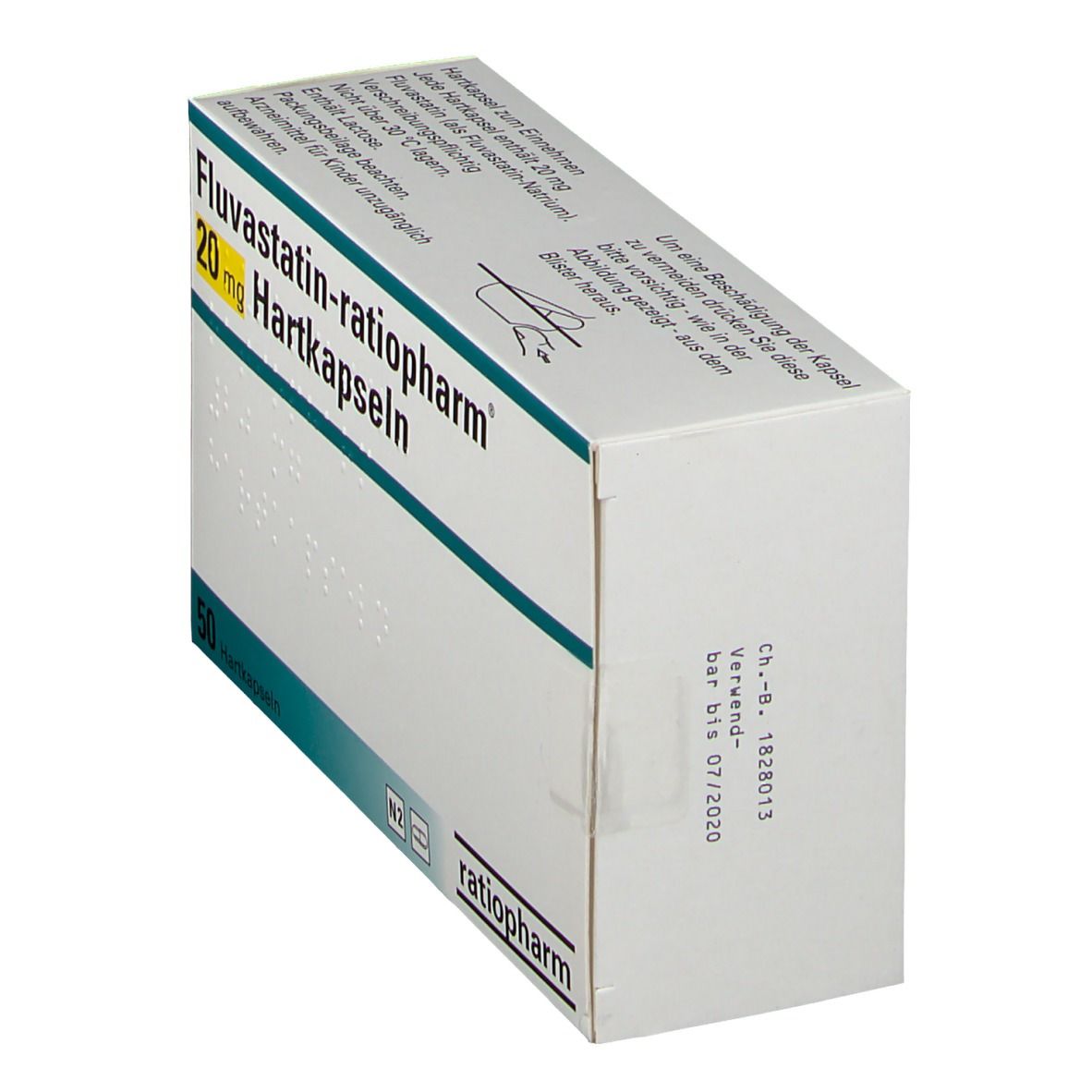 Fluvastatin-ratiopharm® 20 mg