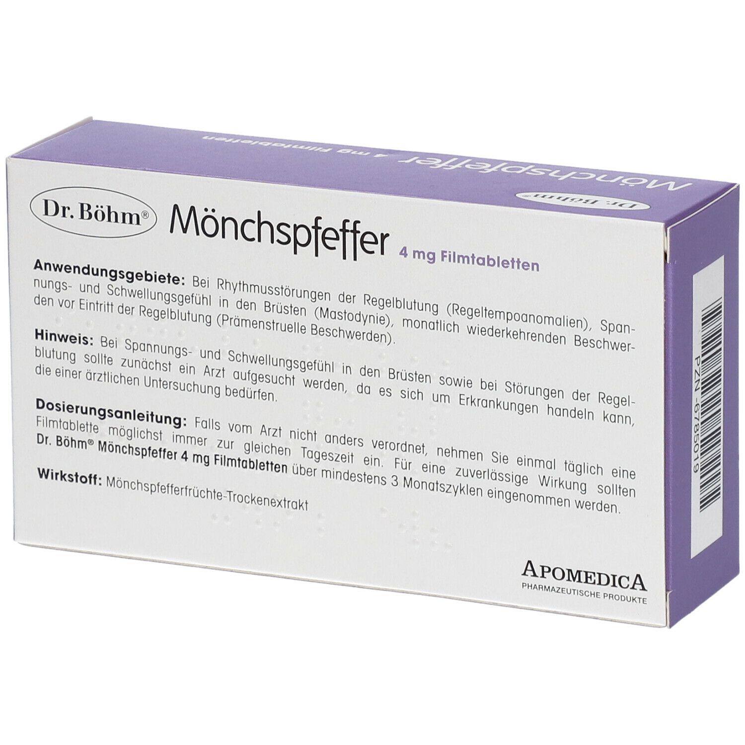 Dr. Böhm® Mönchspfeffer 4 mg Filmtabletten