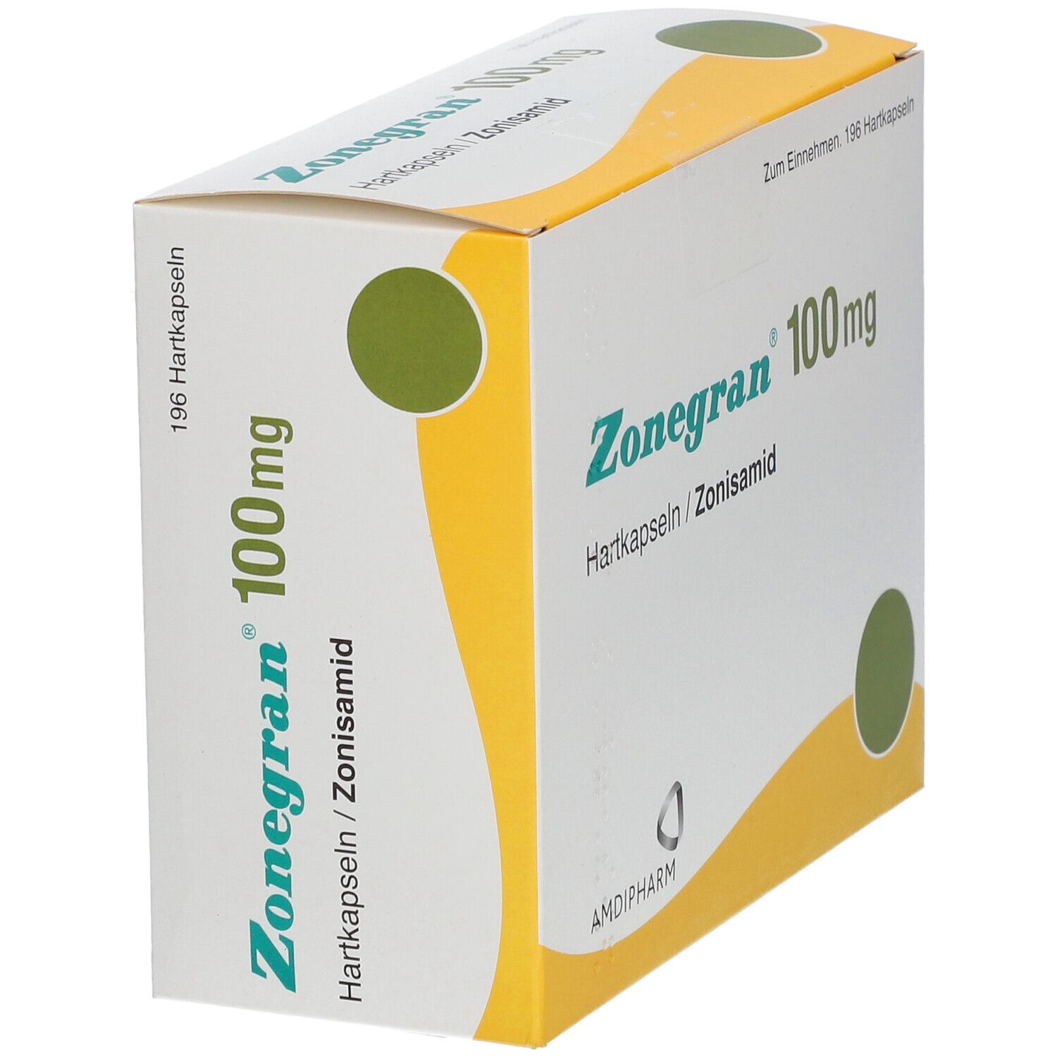 Zonegran 100 mg Hartkapseln 196 St