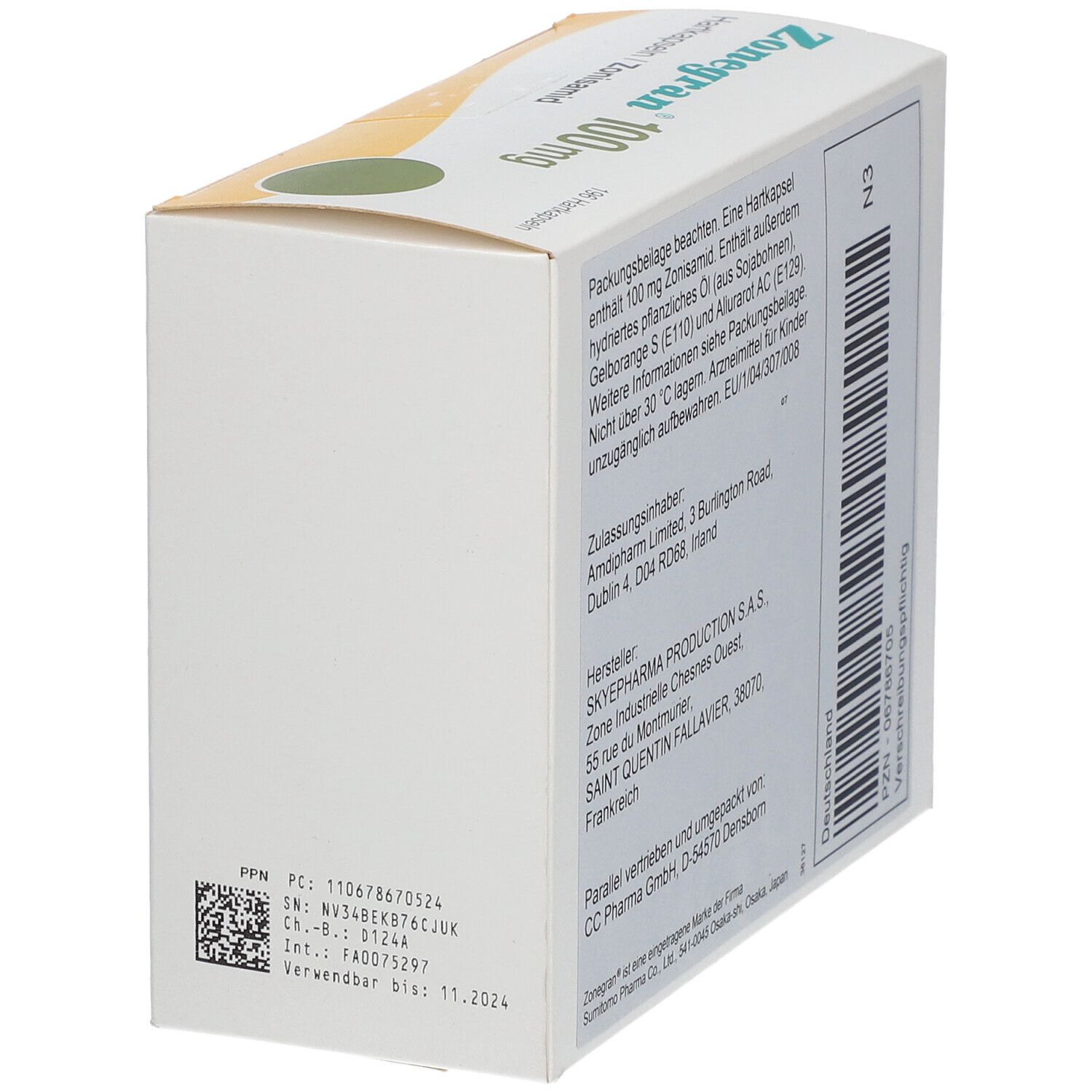 Zonegran 100 mg