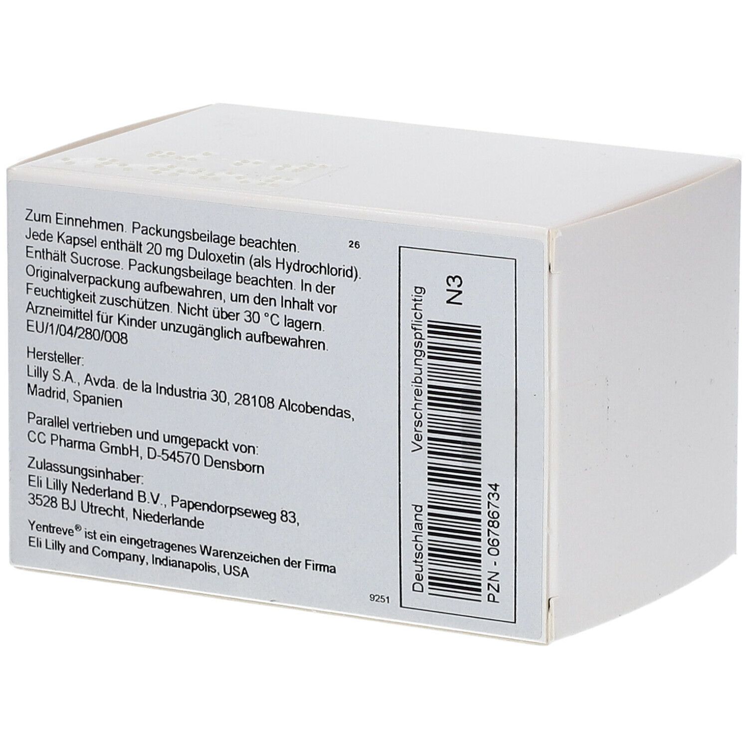 Yentreve® 20 mg