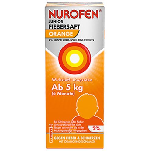 Nurofen® Junior Fieber- und Schmerzsaft Orange 2%