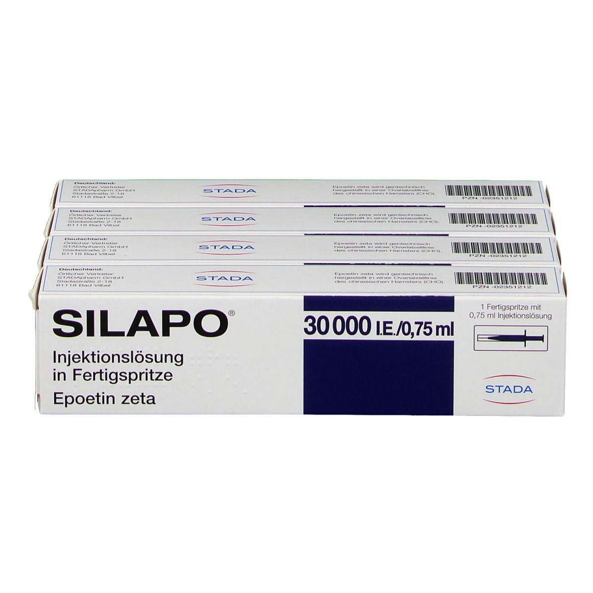 Silapo® 30.000 I.E./0,75 ml Fertigspritzen