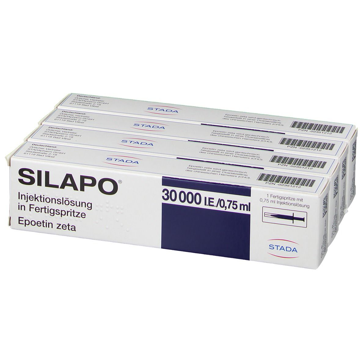 Silapo® 30.000 I.E./0,75 ml Fertigspritzen