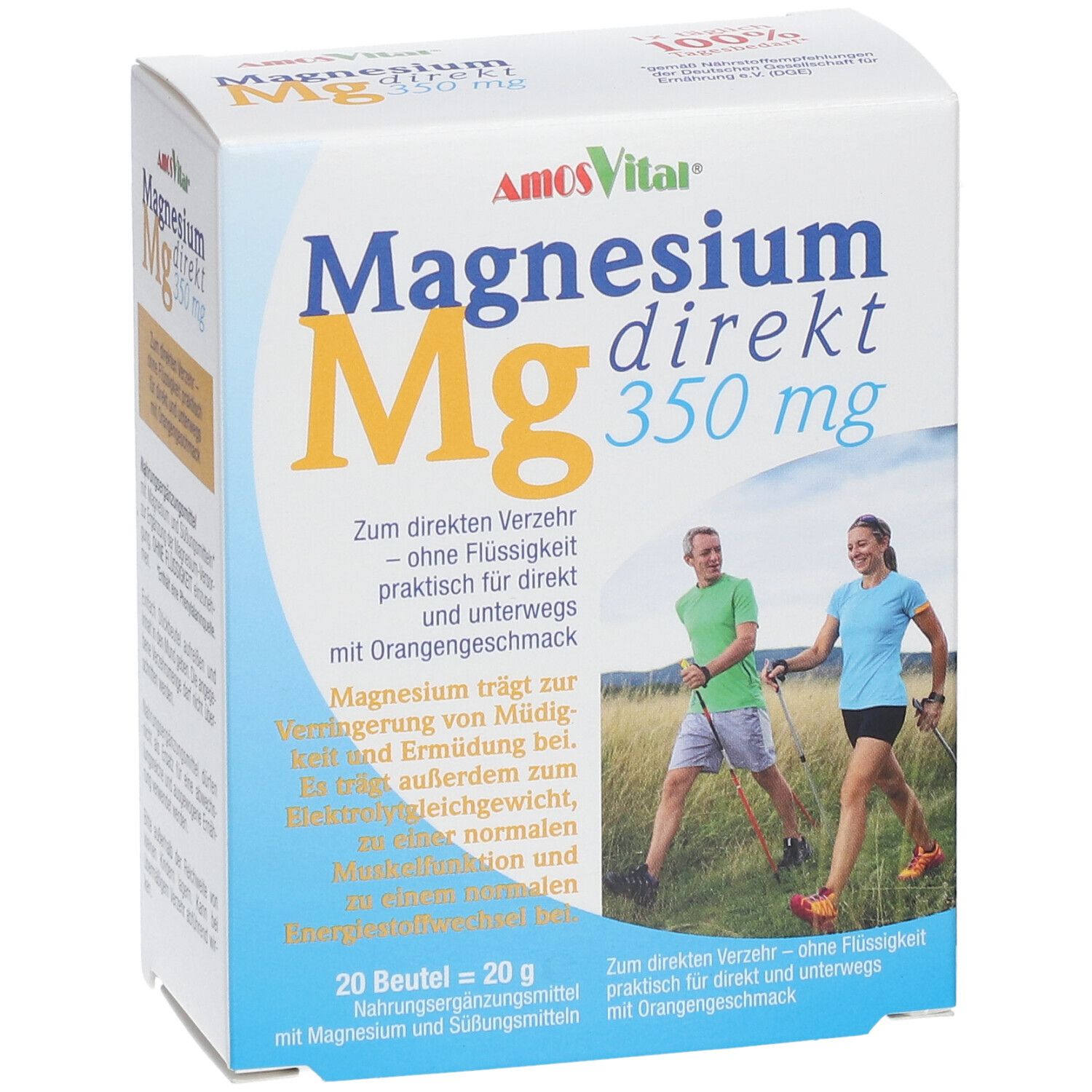 AmosVital® Magnesium Direkt 350 mg Beutel