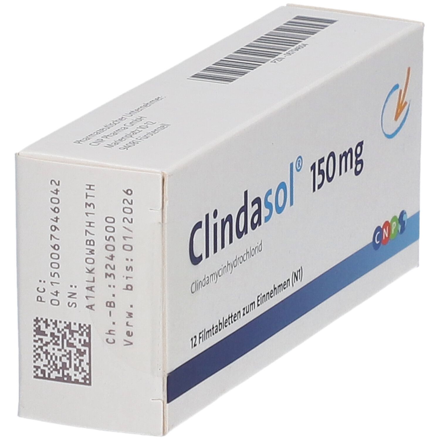 Clindasol 150 mg Filmtabletten 12 St