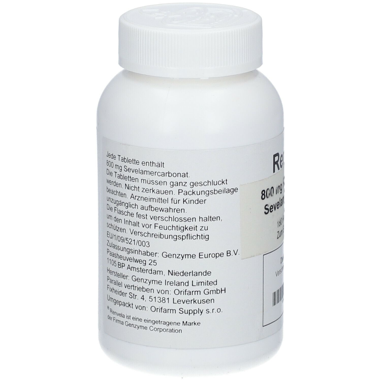 Renvela 800 mg Filmtabletten 180 St