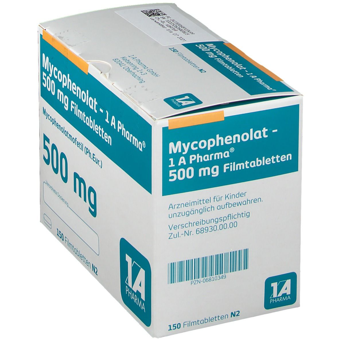 Mycophenolat-1A Pharma 500 mg Filmtabletten 150 St