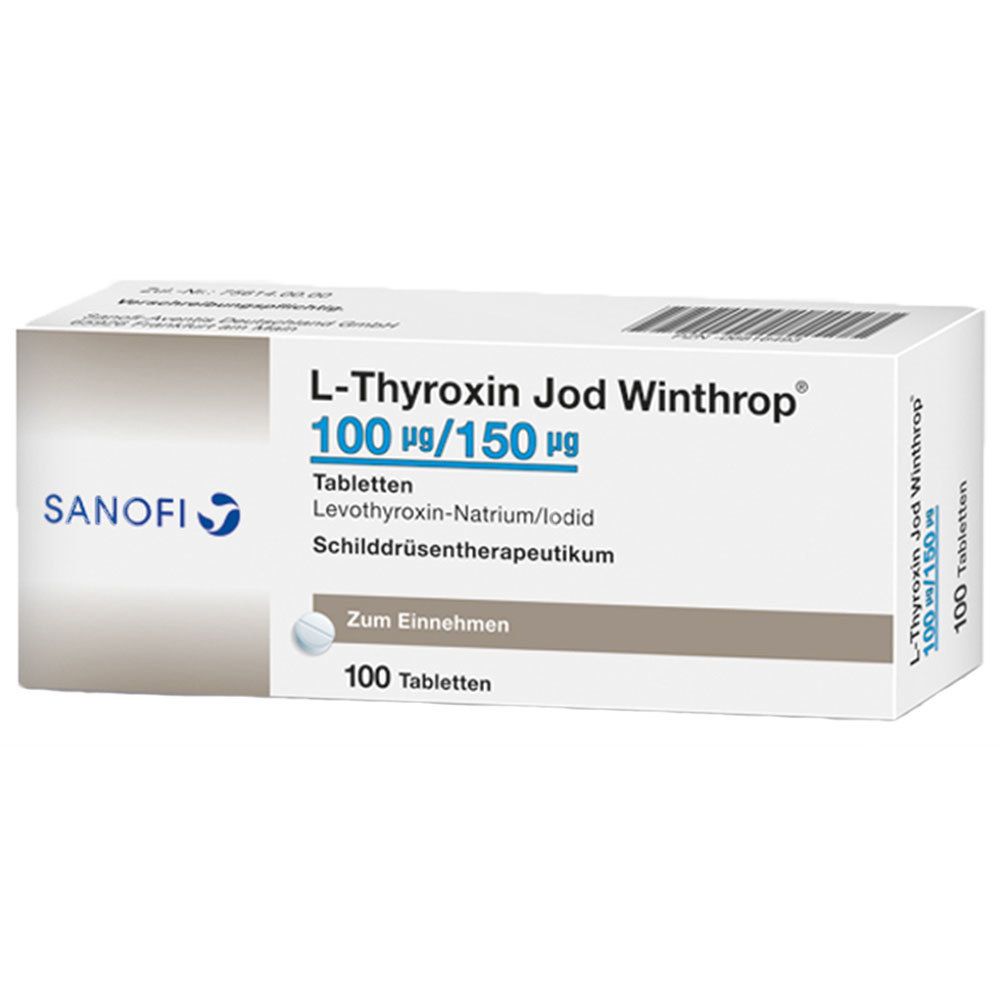 L-Thyroxin Jod Winthrop® 100 µg/150 µg