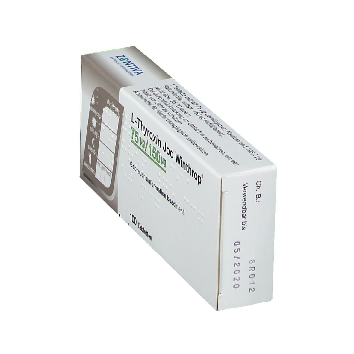 L-Thyroxin Jod Winthrop® 75 µg/150 µg