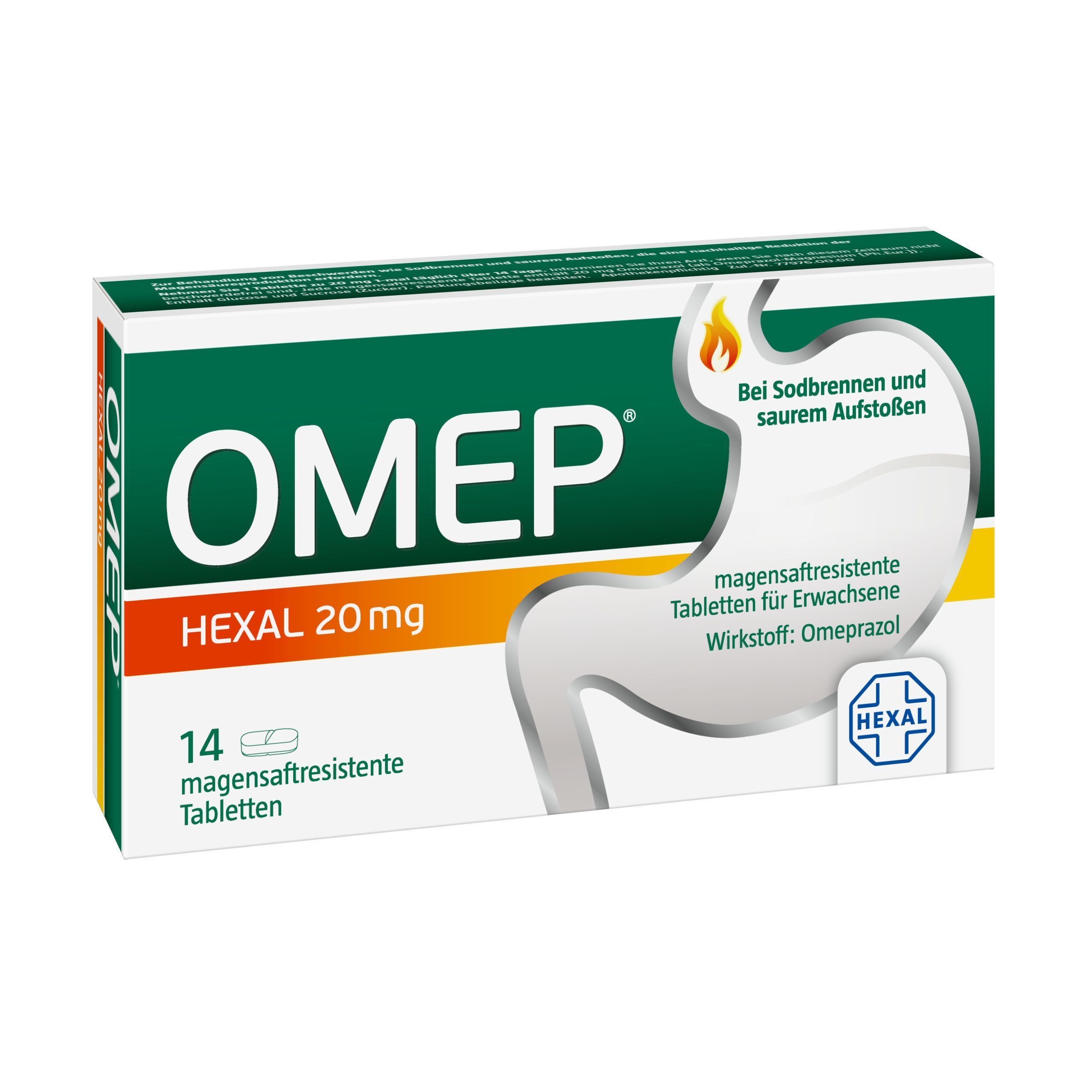 Omep Hexal 20 mg magensaftresistente Tabletten