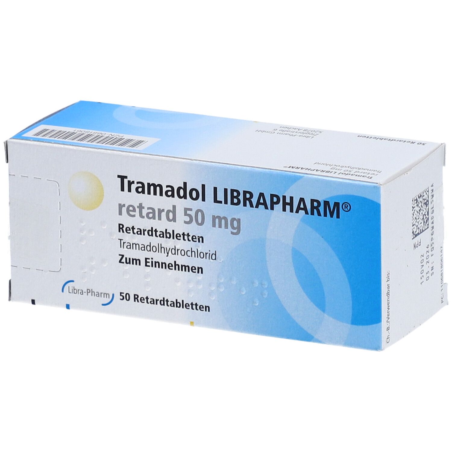 Tramadol LIBRAPHARM® retard 50 mg 50 St - shop-apotheke.com