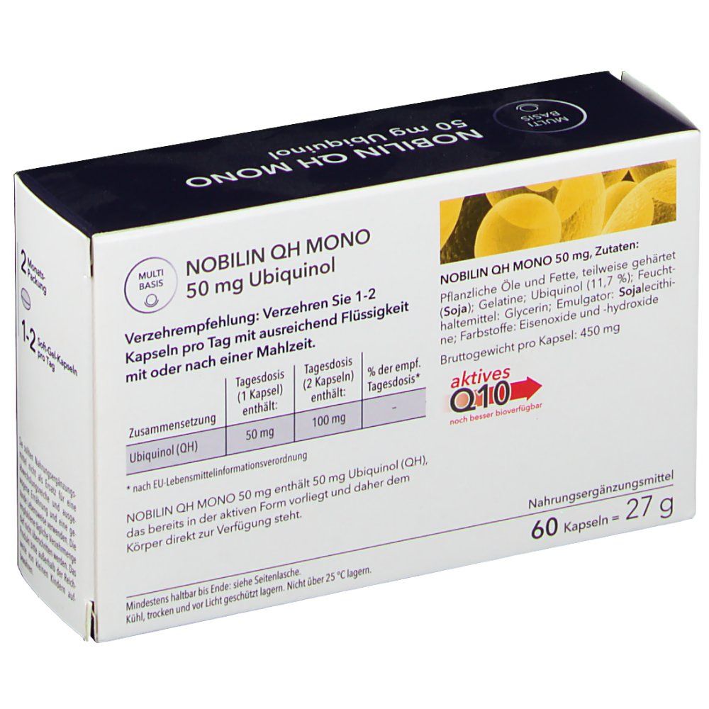 NOBILIN QH Mono Ubiquinol 50 mg